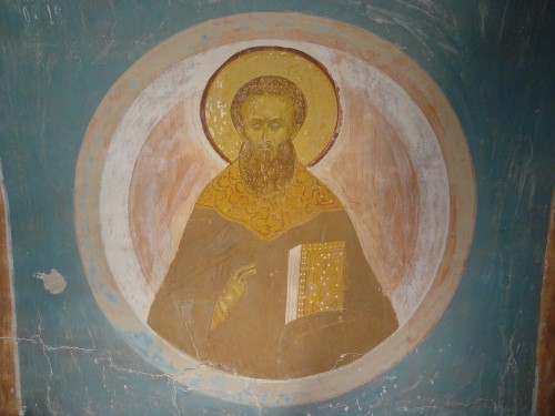 Св. Ермолай (в медальоне) 
